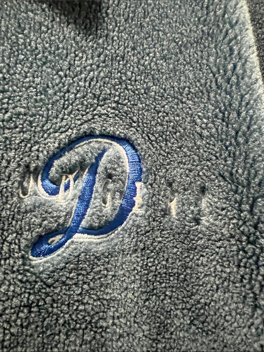 Dodgers Stadium Gear Cozy Blue Quarter-Zip Fleece Pullover - Women - Picture 3 of 9